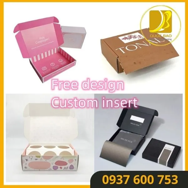 Giải Pháp Tiết Kiệm Chi Phí - Hộp Carton Nắp Gài Quốc Bảo