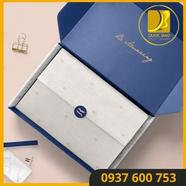 Dễ Dàng Sử Dụng - Hộp Carton Nắp Gài Quốc Bảo