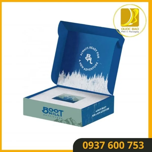 Hộp Carton Nắp Gài Quốc Bảo - Thiết Kế Thông Minh