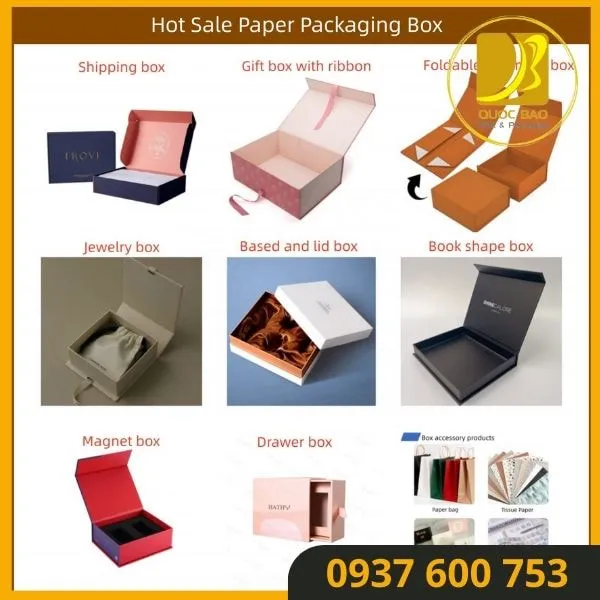 Giải Pháp Đóng Gói Thông Minh - Hộp Carton Nắp Gài Quốc Bảo