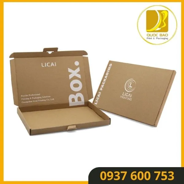 Thiết Kế Thông Minh - Hộp Carton Nắp Gài Quốc Bảo