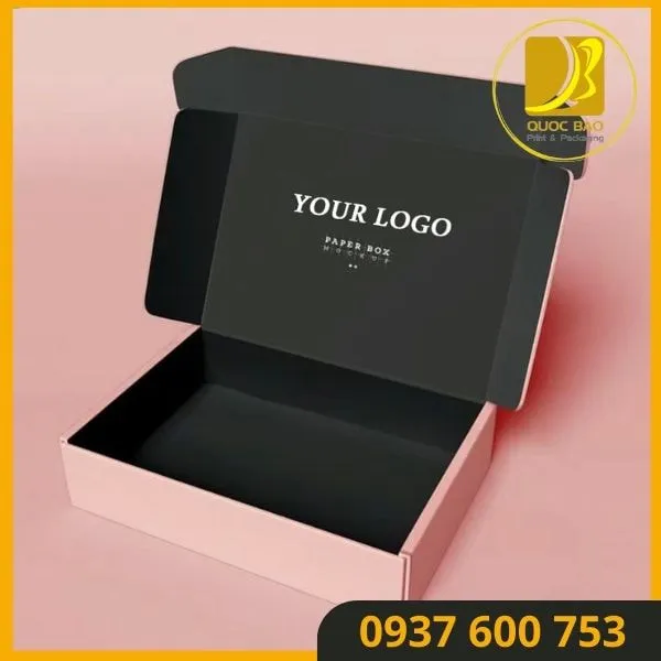 Đóng Gói An Toàn - Hộp Carton Nắp Gài Quốc Bảo