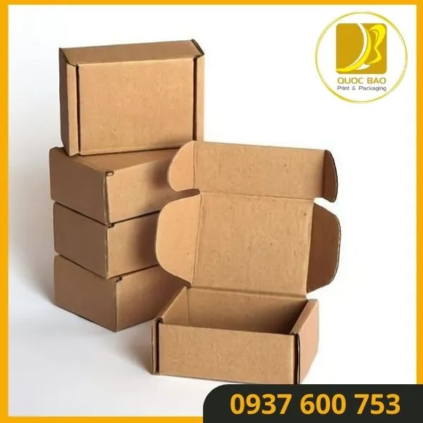 Dễ Dàng Sử Dụng - Hộp Carton Nắp Gài Quốc Bảo