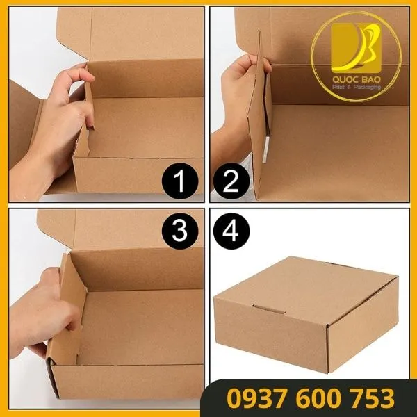 Sự Lựa Chọn Hoàn Hảo Cho Doanh Nghiệp - Hộp Carton Nắp Gài Quốc Bảo