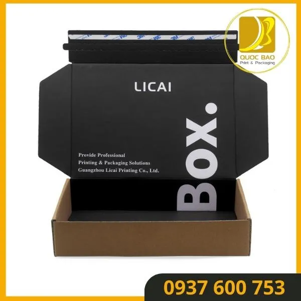 Bảo Vệ Hàng Hóa Hiệu Quả - Hộp Carton Nắp Gài Quốc Bảo