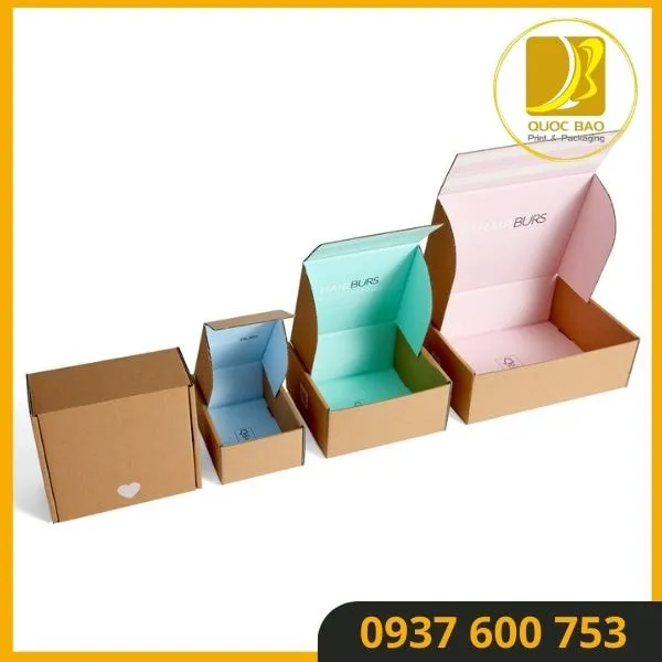 Thiết Kế Đặc Biệt - Hộp Carton Nắp Gài Quốc Bảo