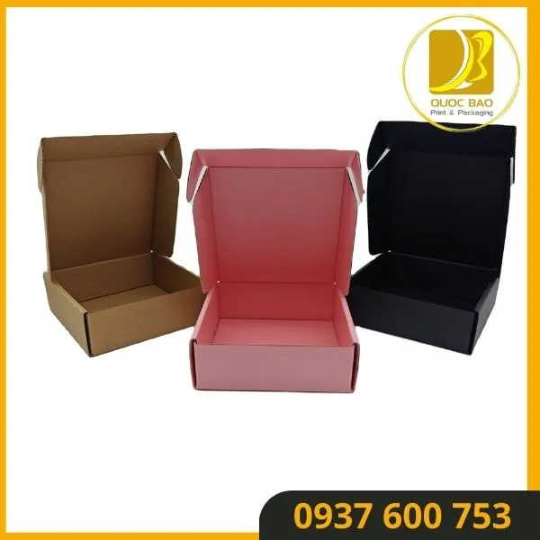 Bảo Vệ Sản Phẩm Hiệu Quả - Hộp Carton Nắp Gài Quốc Bảo