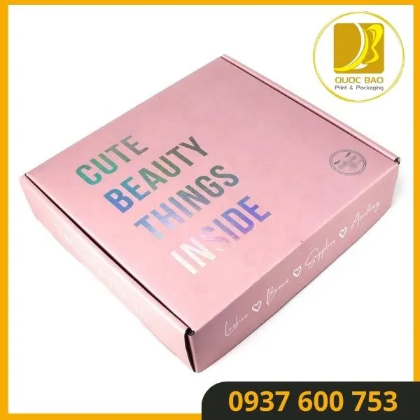 Giải Pháp Đóng Gói Tiết Kiệm - Hộp Carton Nắp Gài Quốc Bảo