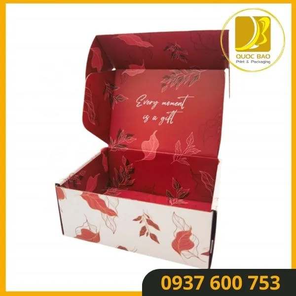 Giải Pháp Đóng Gói Thông Minh - Hộp Carton Nắp Gài Quốc Bảo
