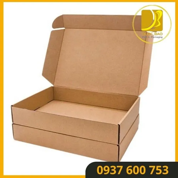 Tiết Kiệm Chi Phí Vận Chuyển - Hộp Carton Nắp Gài Quốc Bảo