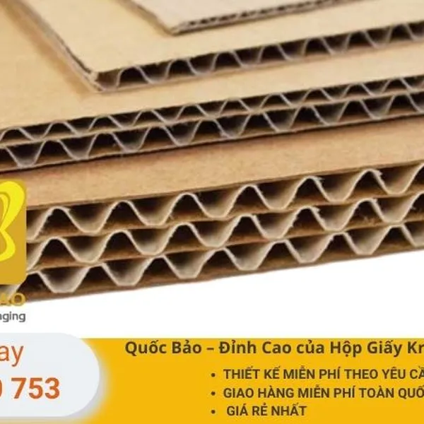 Hộp giấy carton đóng hàng có thể in logo và thông tin thương hiệu