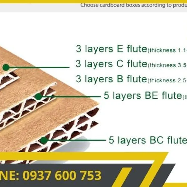 Hộp giấy carton đóng hàng sử dụng cho nhiều loại sản phẩM