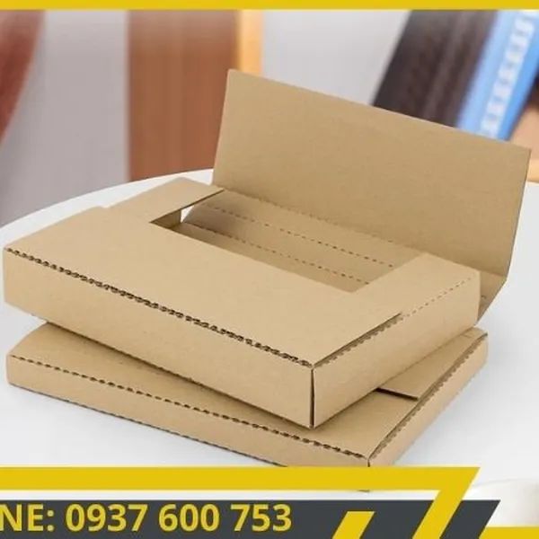 Hộp giấy carton đóng hàng không bị biến dạng, có độ cứng vững cao.