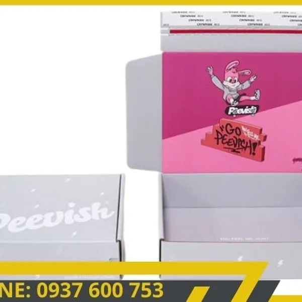 Hộp giấy carton đóng hàng không bị biến dạng, có độ cứng vững cao.