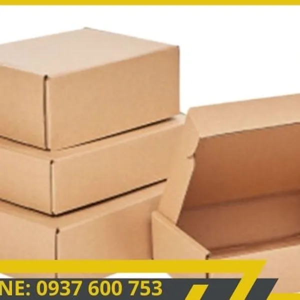 Hộp giấy carton đóng hàng không bị biến dạng, có độ cứng vững cao.