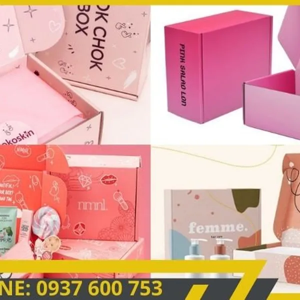 Hộp giấy carton đóng hàng không bị biến dạng, có độ cứng vững cao.