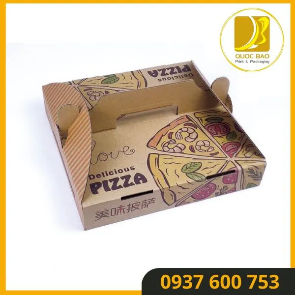 Hộp giấy carton đóng hàng sử dụng giấy an toàn cho thực phẩm.