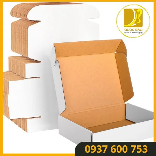In ấn offset: Chất lượng in cao cho hộp giấy carton đóng hàng.