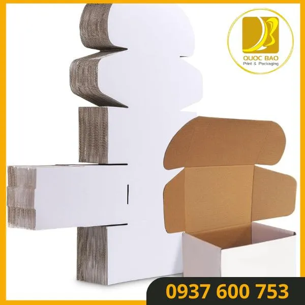 In ấn offset: Chất lượng in cao cho hộp giấy carton đóng hàng.