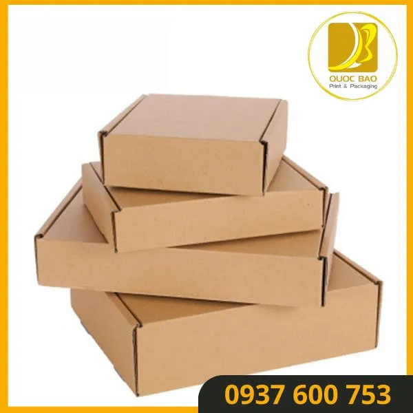 Hộp giấy carton đóng hàng không bị hư hỏng