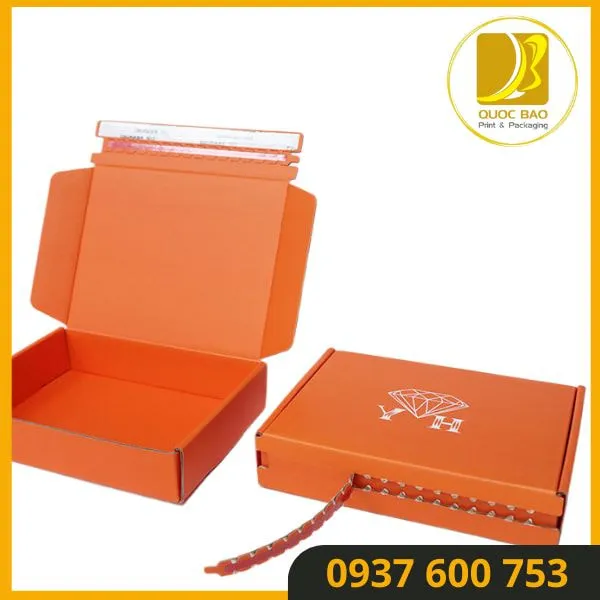 Tương thích với máy đóng gói: Hộp giấy carton đóng hàng cho hệ thống tự động.
