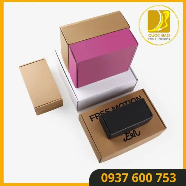 Chính sách đổi trả linh hoạt: Đảm bảo sự hài lòng với hộp giấy carton đóng hàng.