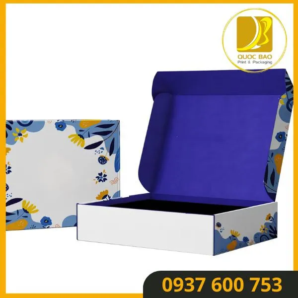 Hộp giấy carton đóng hàng thân thiện với môi trường: Sử dụng nguyên liệu tái chế.
