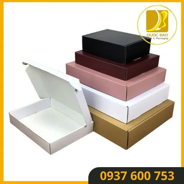 Hộp giấy carton đóng hàng với công nghệ in hiện đại tạo nên giá trị hình ảnh thương hiệu sản phẩm của bạn