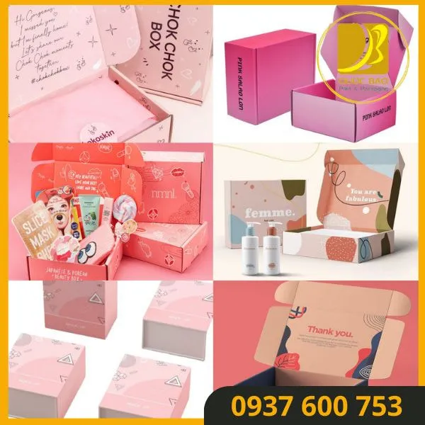Bao bì chất lượng cao với hộp giấy carton đóng hàng giúp nâng cao giá trị thương hiệu.