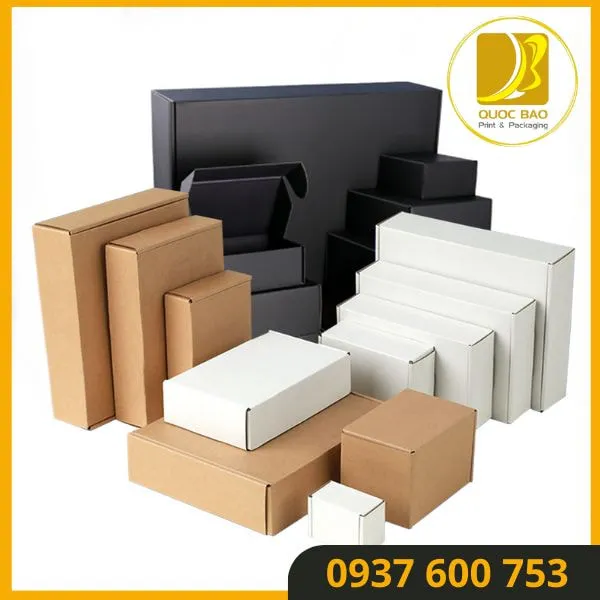 Hộp giấy carton đóng hàng Quốc Bảo Giao hàng  trên toàn quốc.