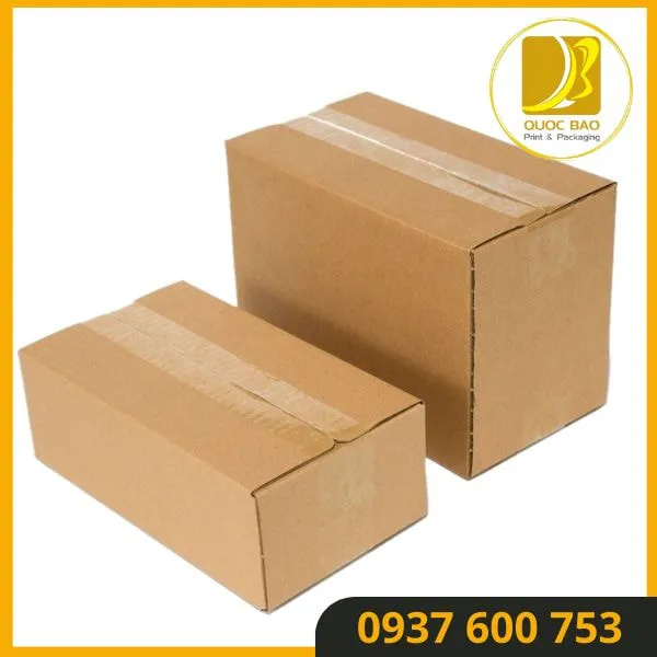 Hộp giấy carton đóng hàng đảm bảo chất lượng cao với quy trình sản xuất khép kín.