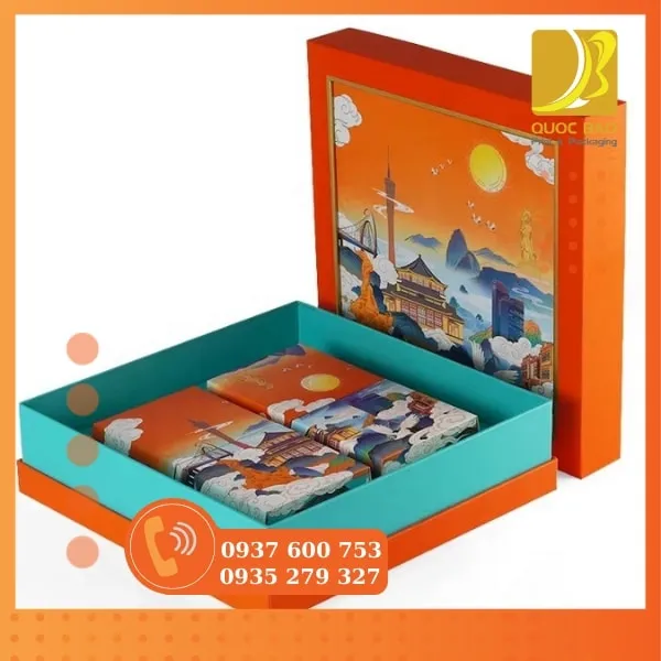 Hộp bánh Trung Thu cao cấp – Bao bì là chiến lược marketing đầu tiên