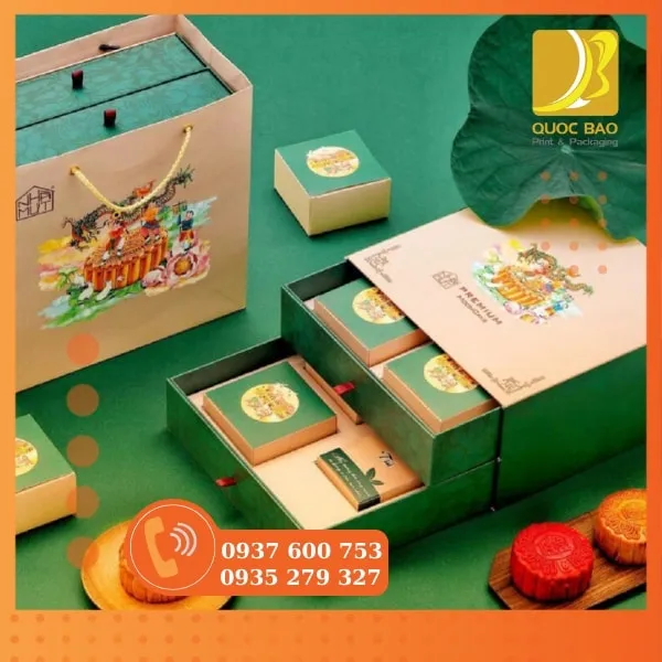 Hộp bánh Trung Thu cao cấp – Bán sản phẩm bằng thiết kế đỉnh cao