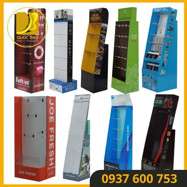 Kệ giấy trưng bày  khổ lớn, sản xuất theo yêu cầu