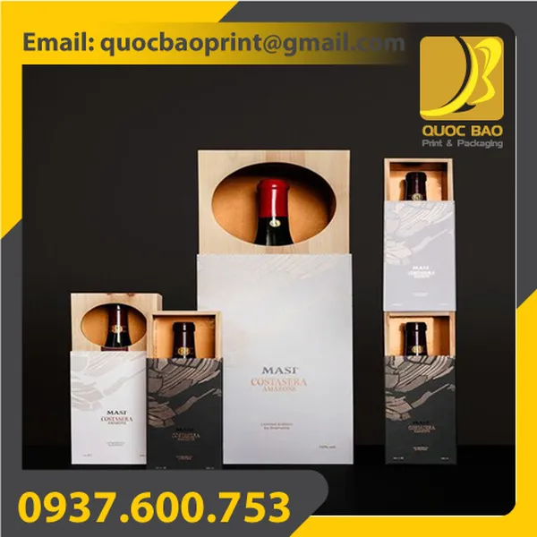 Hộp giấy đựng rượu