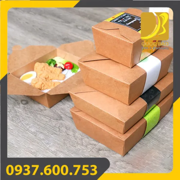 HỘP GIẤY ĐỰNG THỨC ĂN