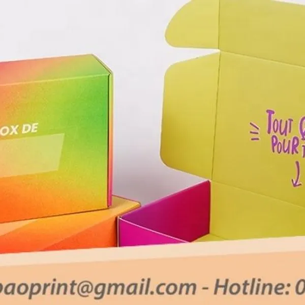 Hộp Giấy Ivory: Bề Mặt Mịn Màng, In Ấn Sắc Nét, Màu Sắc Chân Thực