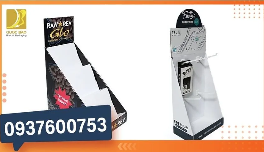 In offset kệ quảng cáo – Giải pháp trưng bày ấn tượng cho mọi thương hiệu!