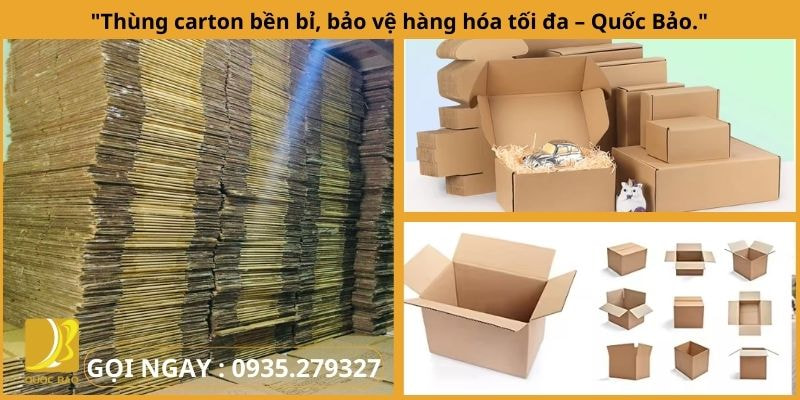 Thùng Carton Đóng Hàng Chuyên Dụng Cho Mọi Ngành Hàng