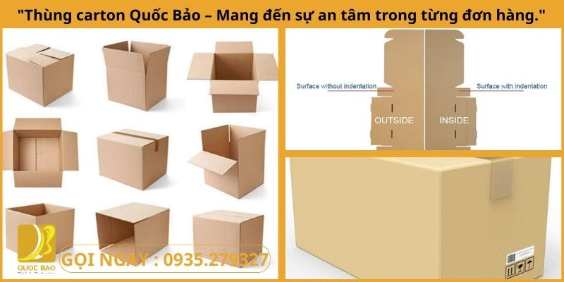 Thùng Carton Đóng Hàng Chất Lượng Cao – Bảo Vệ Sản Phẩm An Toàn Tuyệt Đối