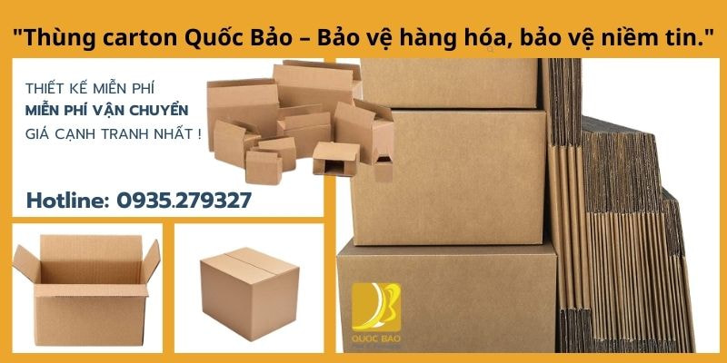 Thùng Carton Đóng Hàng Giá Cạnh Tranh – Chất Lượng Vượt Trội, Giá Hợp Lý