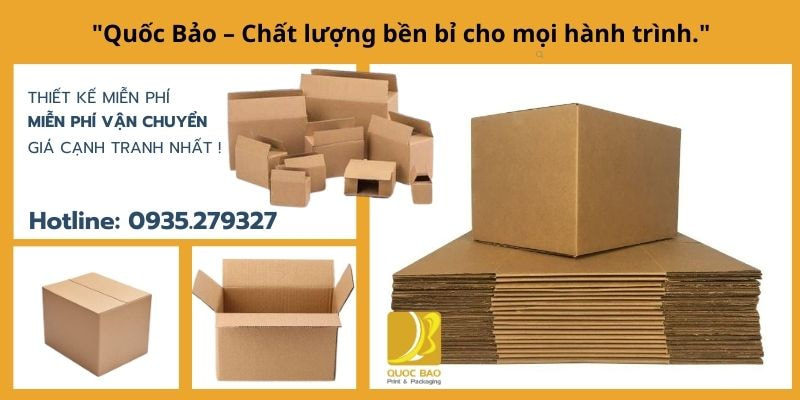 In hộp carton đựng quà giá rẻ, chất lượng cao