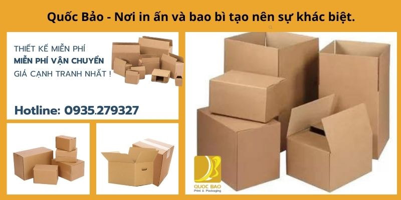 Thùng Carton Đóng Hàng Chất Lượng Cao – Bảo Vệ Sản Phẩm An Toàn Tuyệt Đối