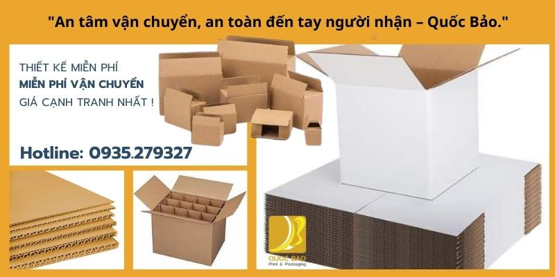 Thùng Carton Đóng Hàng Chất Lượng Cao – Bảo Vệ Sản Phẩm An Toàn Tuyệt Đối