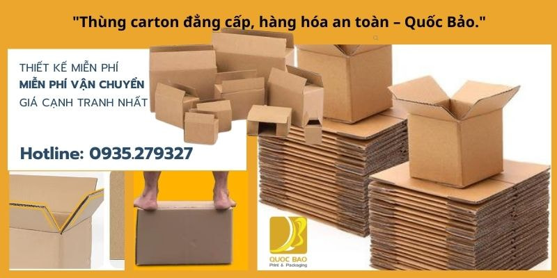 Cách chọn thùng carton đóng hàng phù hợp với từng loại sản phẩm