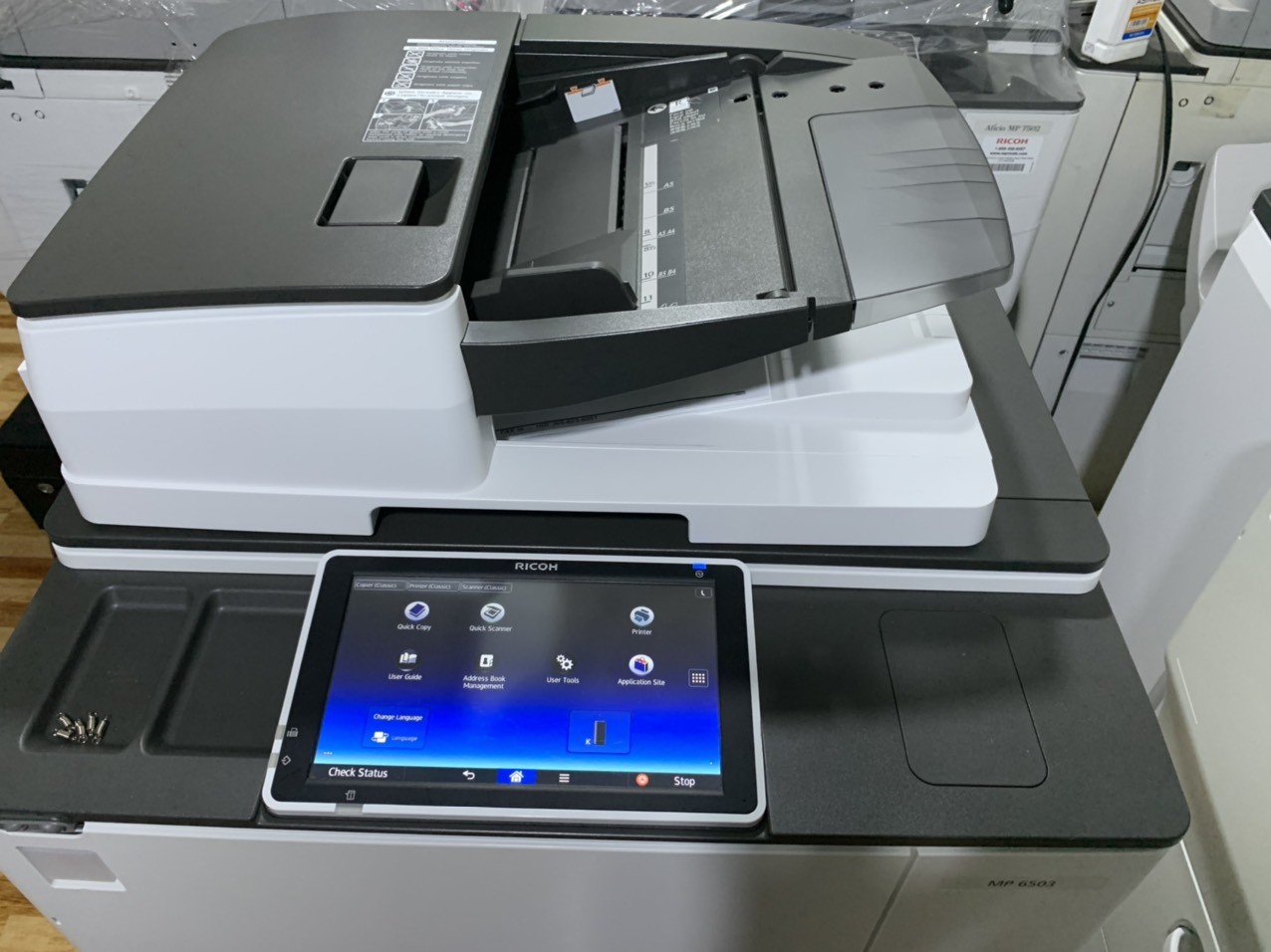 cho thuê máy Photocopy Ricoh Aficio MP 6503 giá rẻ tại Quy Nhơn