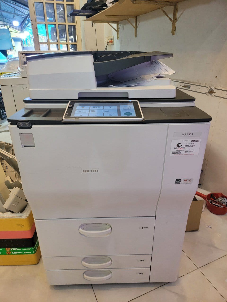 Máy Photocopy Ricoh Aficio MP 7503 tại quy nhơn