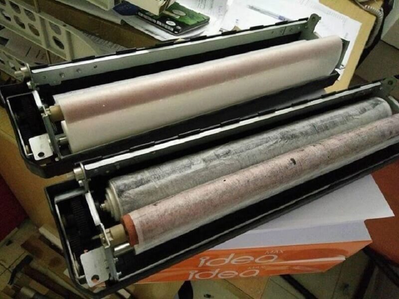 cuộn giấy dầu máy photocopy ricoh