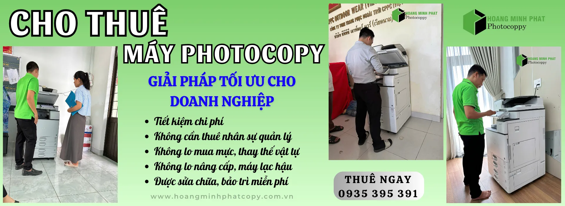 Cho thuê máy photocopy quy nhơn