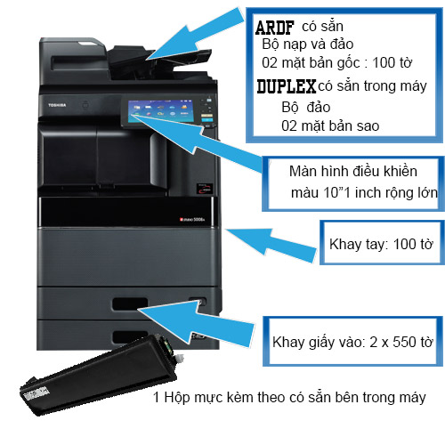 cho thuê máy Photocopy Toshiba e-Studio 3518A giá rẻ tại Quy Nhơn